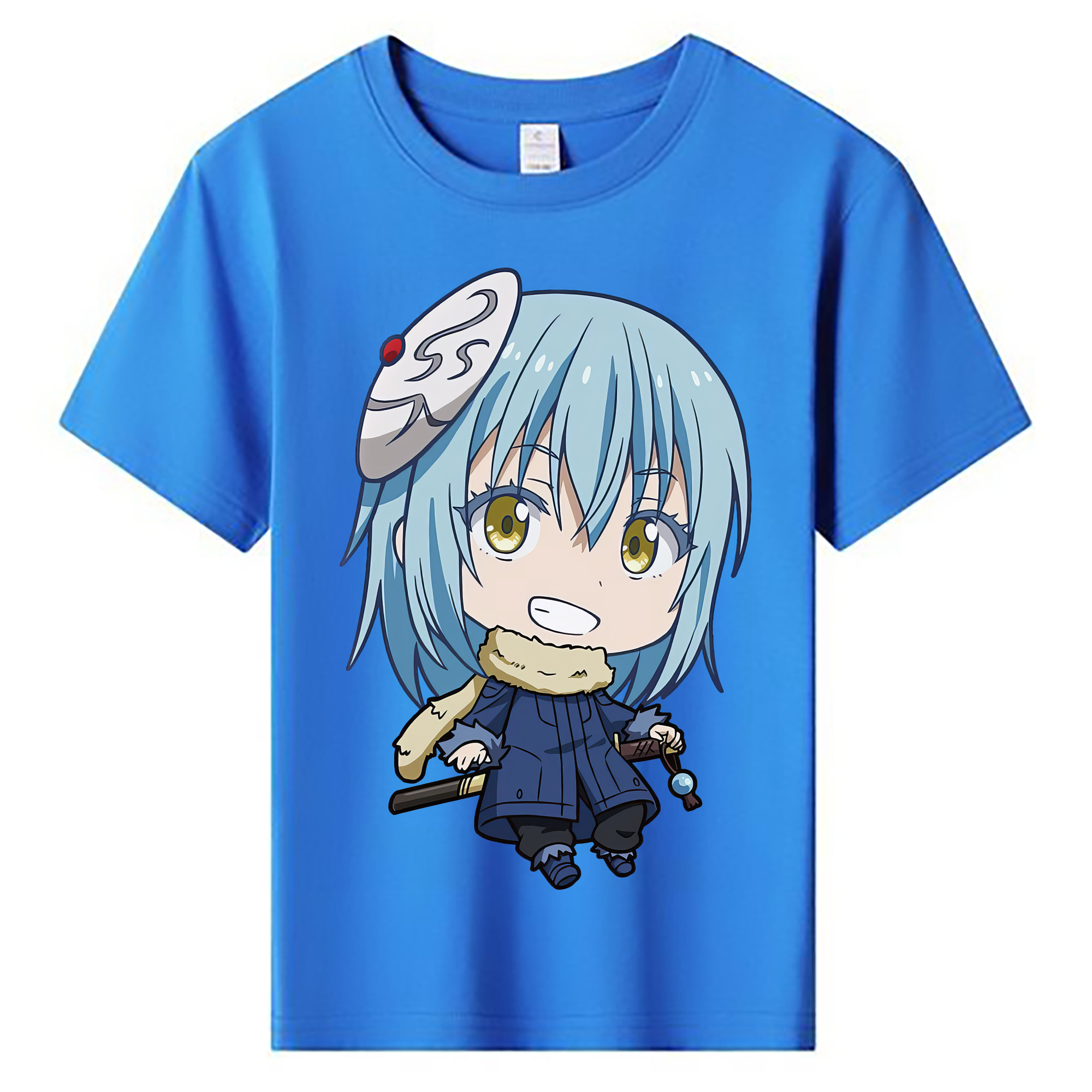 （画像用） 転スラ Regarding Reincarnated to Slime 綿100％キッズTシャツ（フロントプリント）